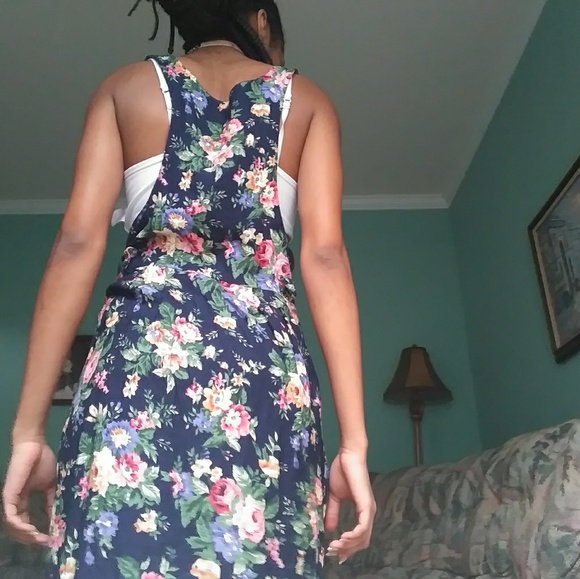 Button Up Swoop Neck Dress - Picture 4 of 4